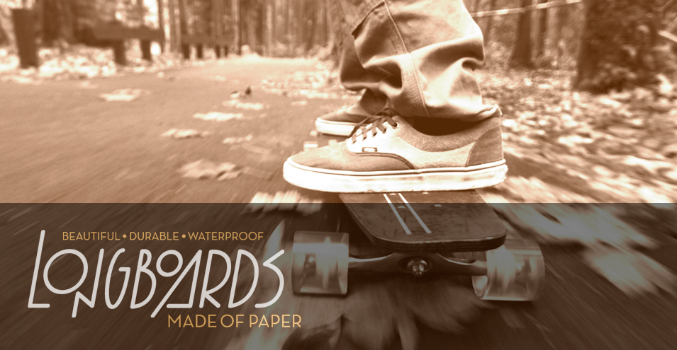 afterlife longboards made of paper